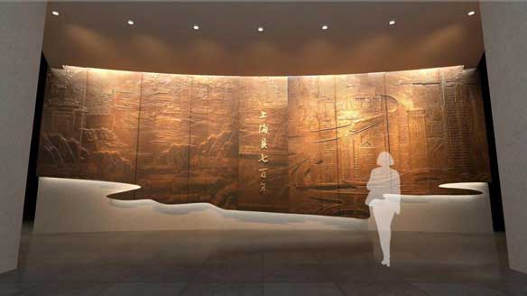 上?？h700年數字博物館設計效果圖方案